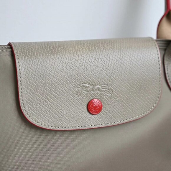 Brand new grey Longchamp medium canvas women's bag - Picture 5 of 9